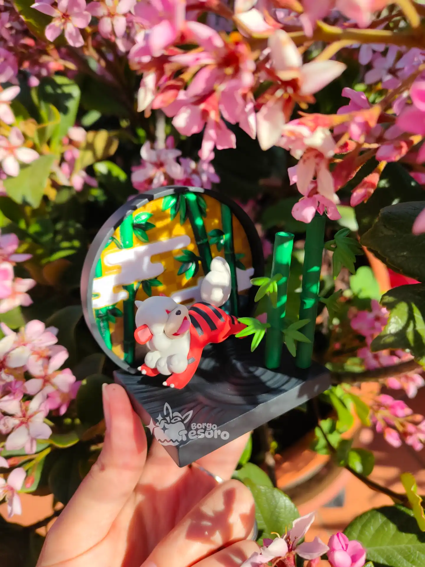 Growlithe di Hisui Pokémon Oriental Diorama Rement - immagine 2