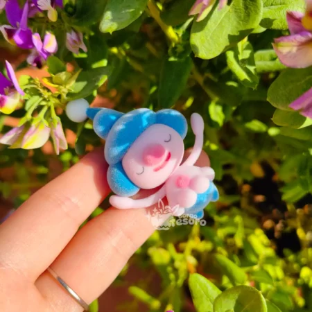 Mime Jr. Pokémon Sleep Flocked Figure