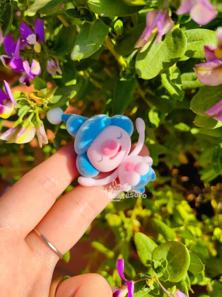 Mime Jr. Pokémon Sleep Flocked Figure
