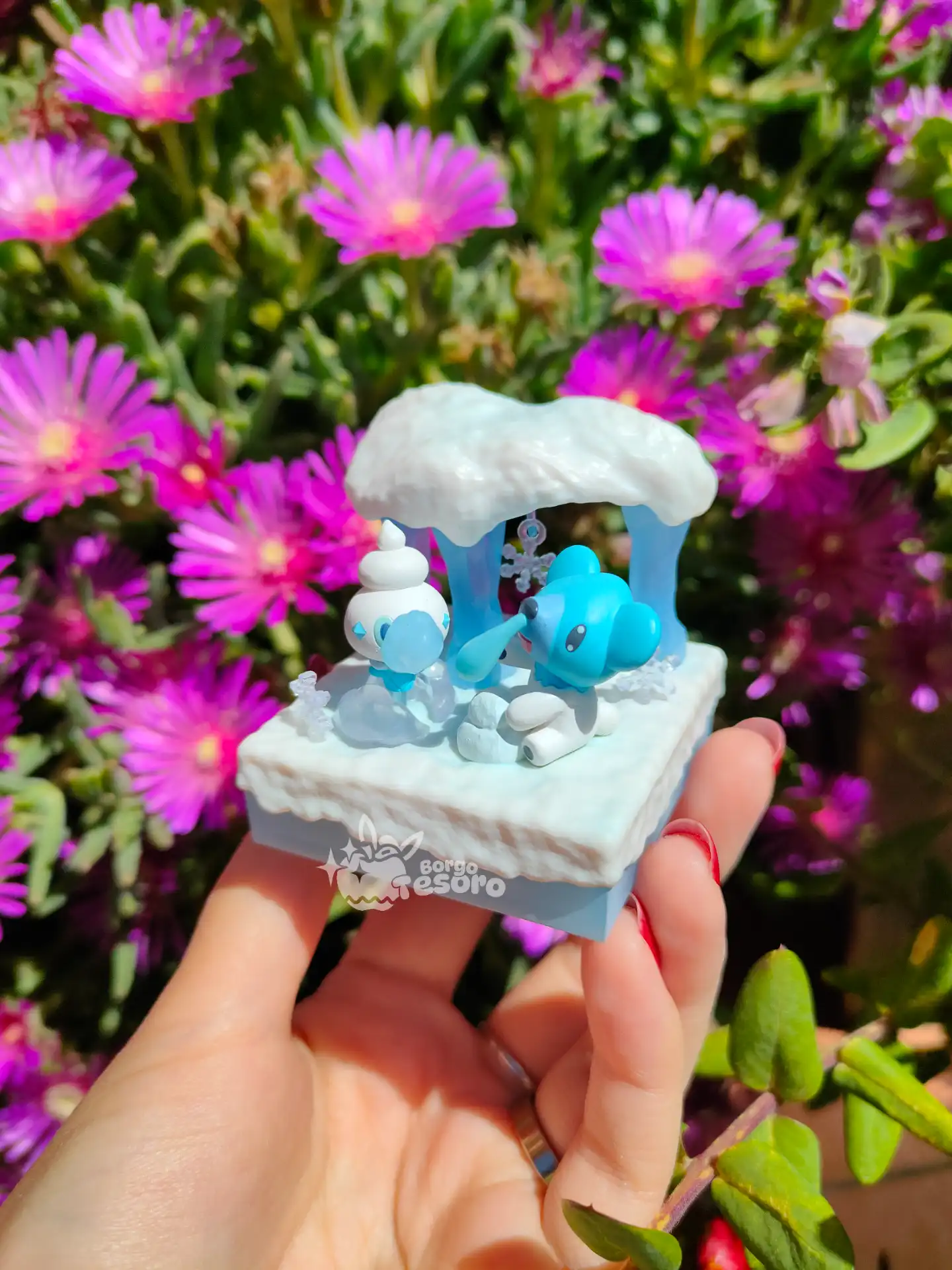 Cubchoo & Vanillite Frozen Snow Field Pokémon Rement - immagine 3