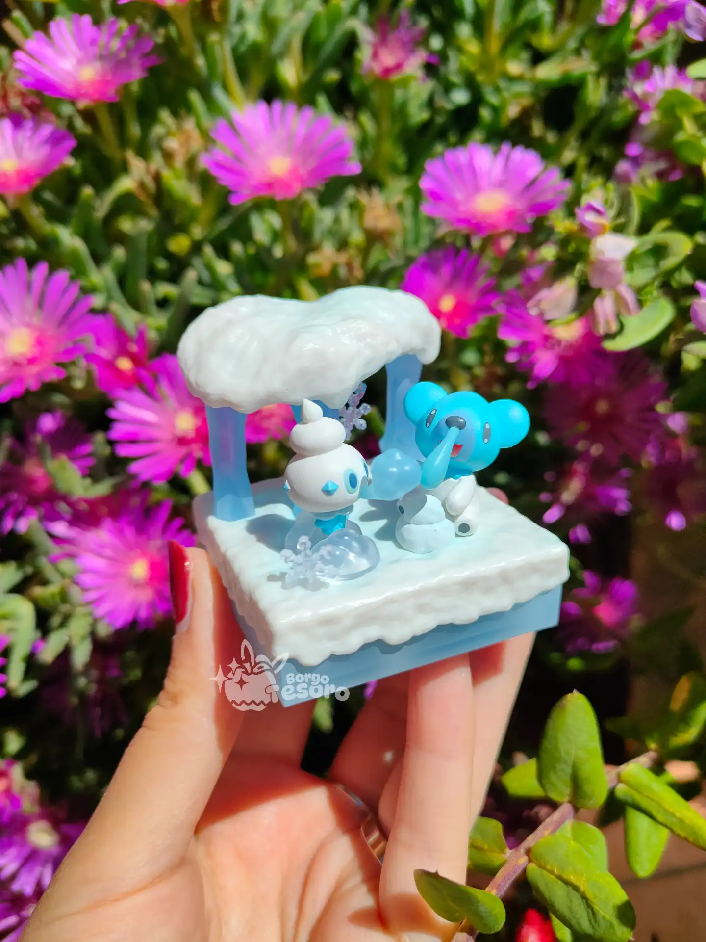 Cubchoo & Vanillite Frozen Snow Field Pokémon Rement - immagine 2