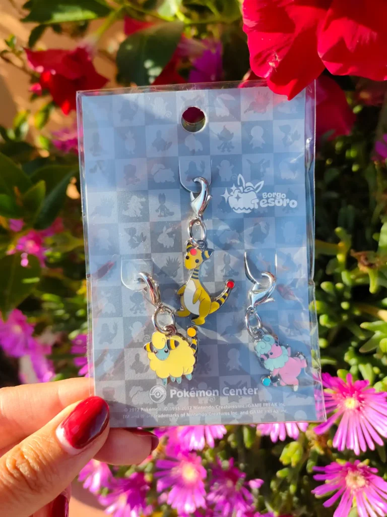Mareep, Flaaffy & Ampharos Pokémon Vintage Metal Charm
