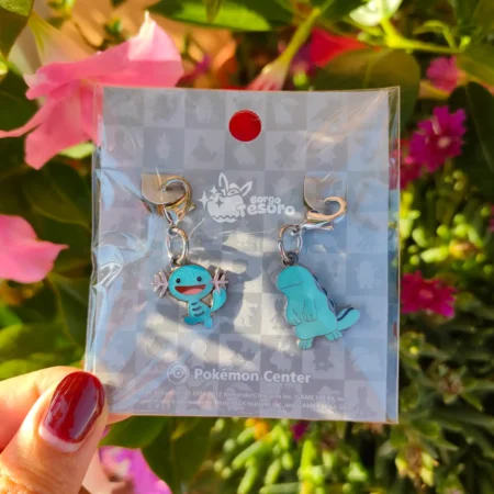 Wooper & Quagsire Pokémon Vintage Metal Charm