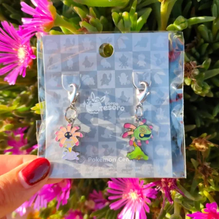 Lileep & Cradily Pokémon Vintage Metal Charm