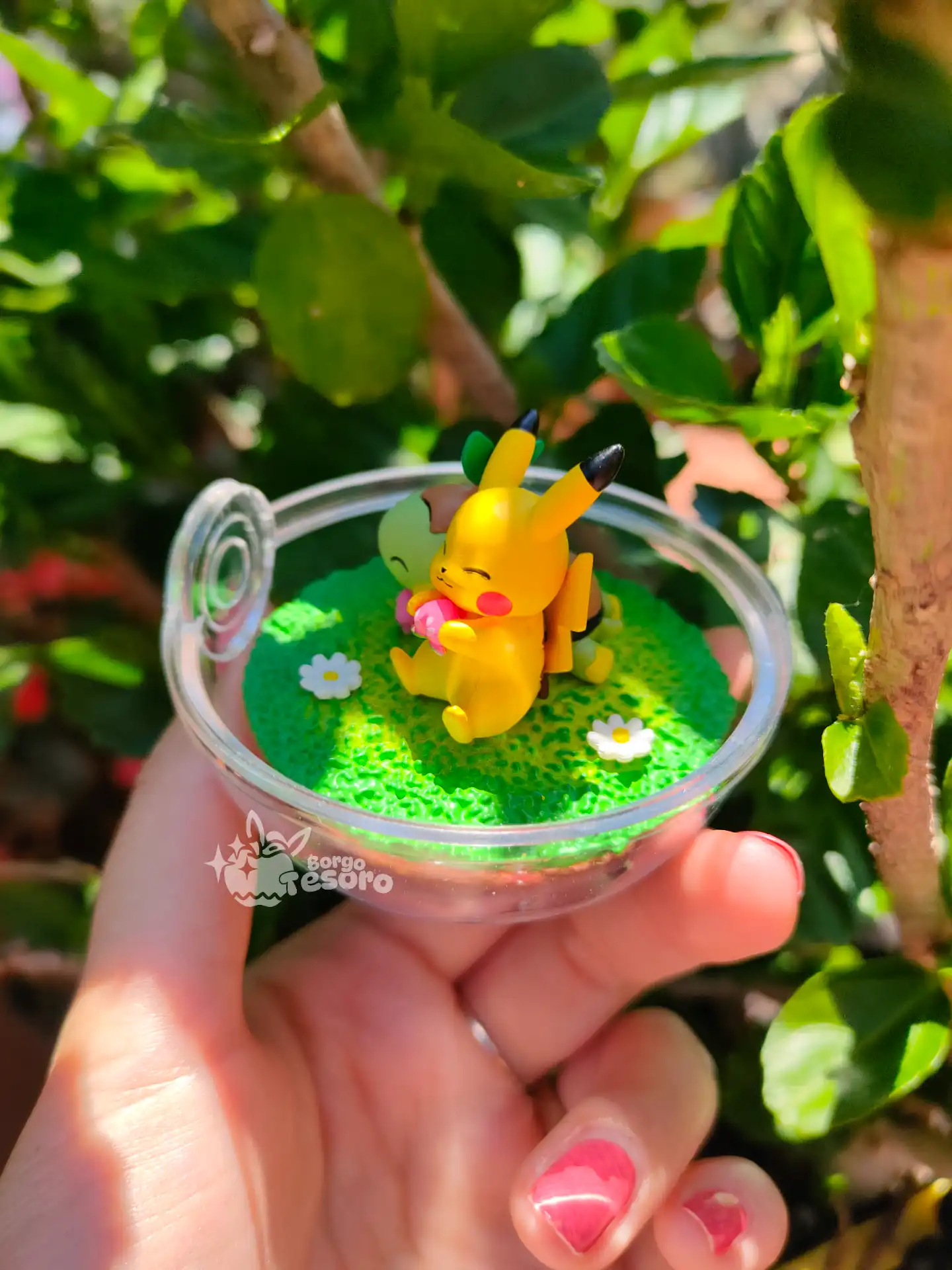 Turtwig & Pikachu Pokémon Rement Terrarium - immagine 3