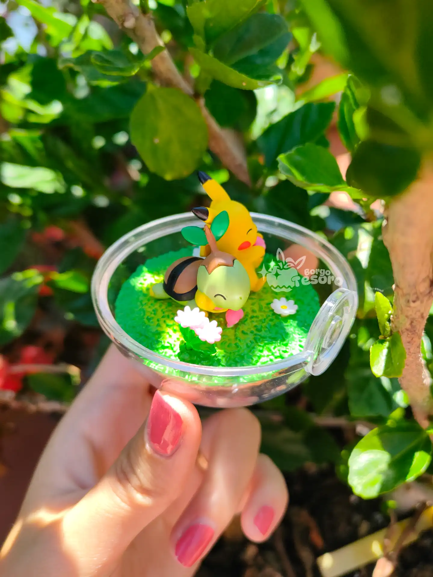 Turtwig & Pikachu Pokémon Rement Terrarium - immagine 5
