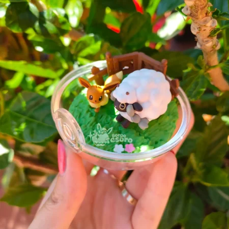 Eevee & Wooloo Pokémon Rement Terrarium