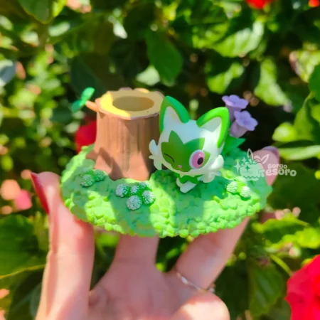 Sprigatito Pokémon Desktop Figure Rement