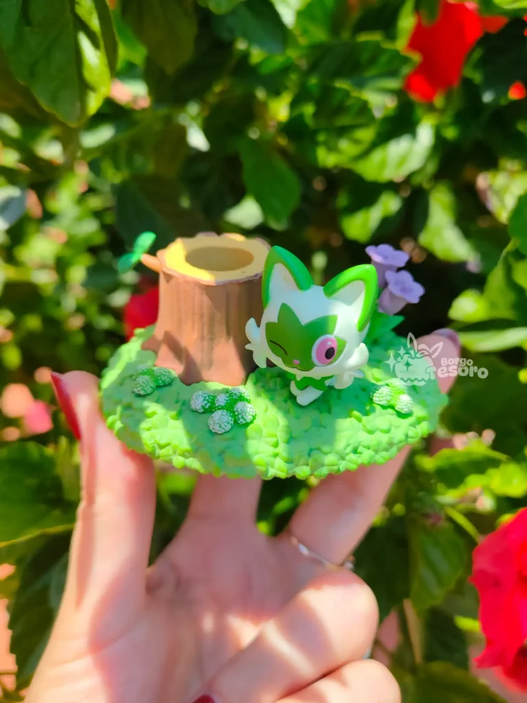 Sprigatito Pokémon Desktop Figure Rement