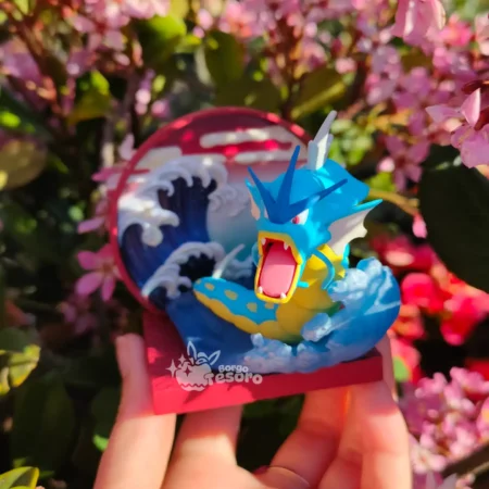 Gyarados Pokémon Oriental Diorama Rement