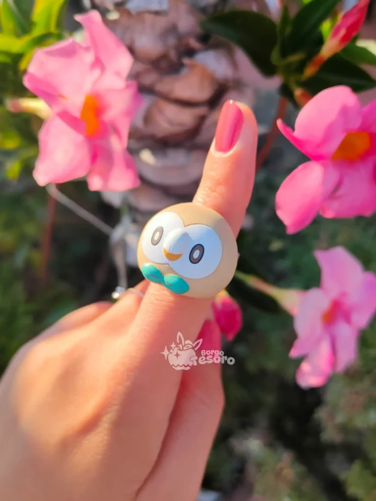 Rowlet Anellino Pokémon Decorativo