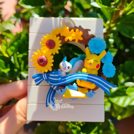 Pachirisu & Pikachu Pokémon Wreath Rement