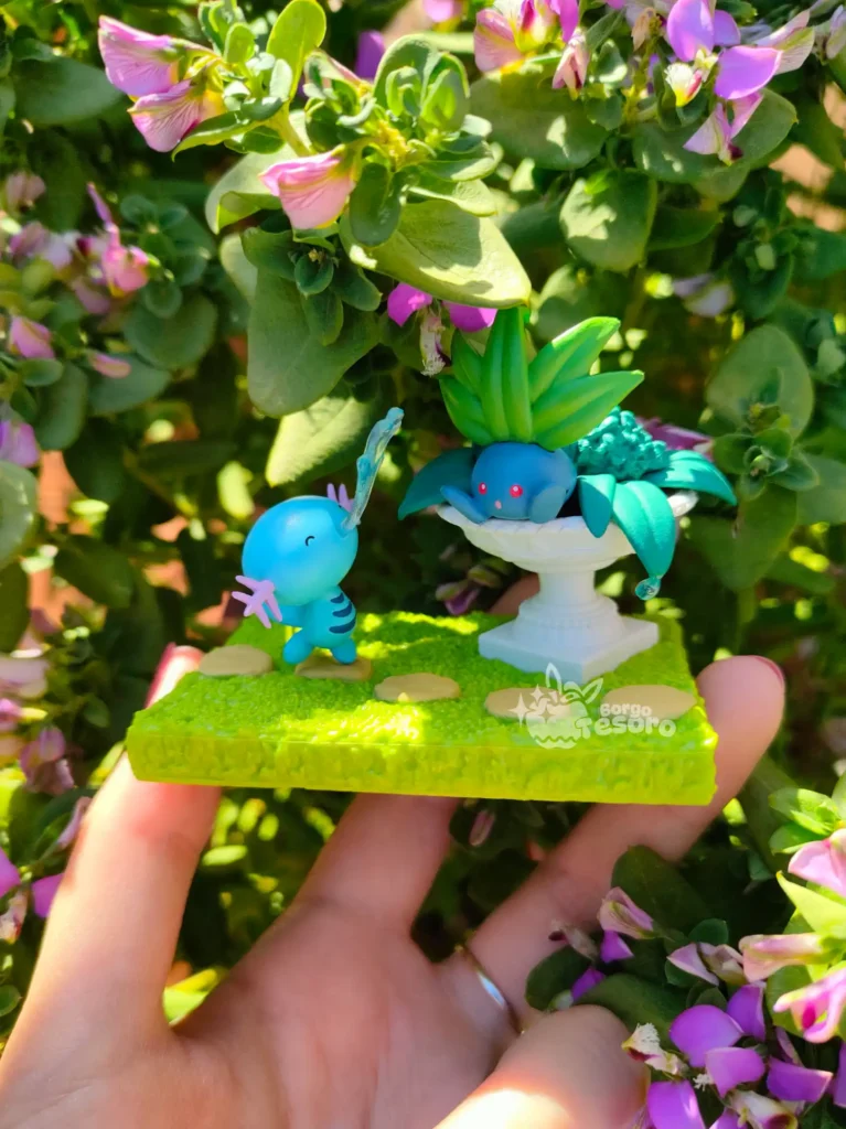 Wooper & Oddish Pokémon Garden Rement