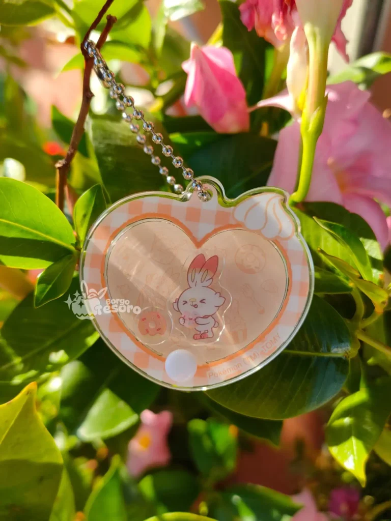 Scorbunny Pokémon Sweet Shop Keychain