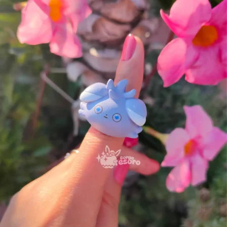 Espurr Anellino Pokémon Decorativo
