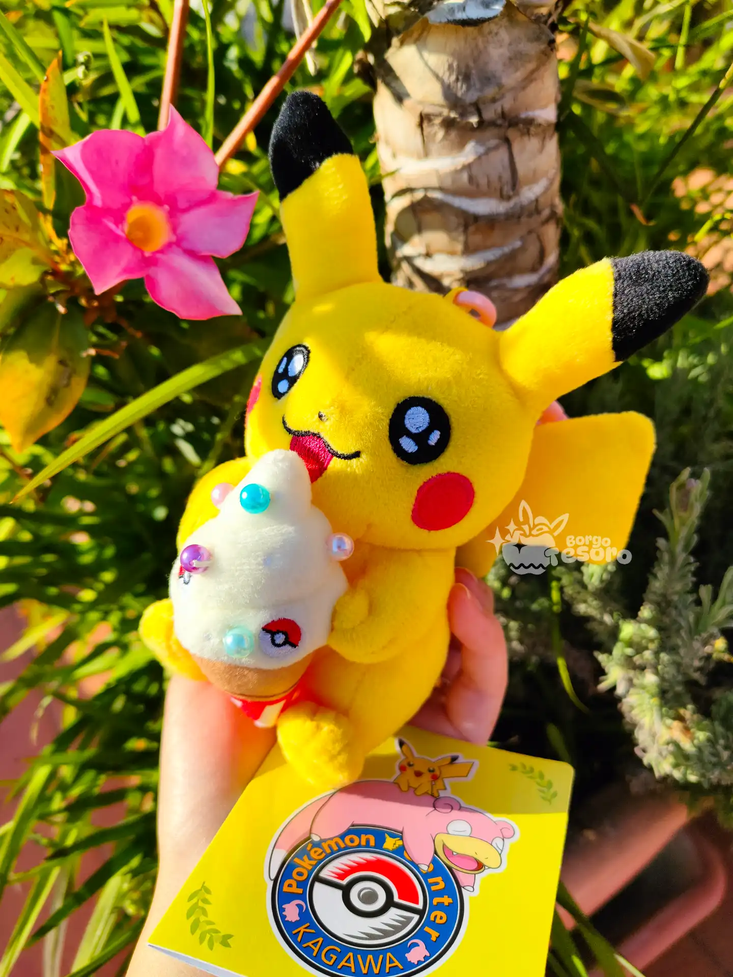 Pikachu Oiri Pokémon Center Kagawa Peluche Kaychain - immagine 2