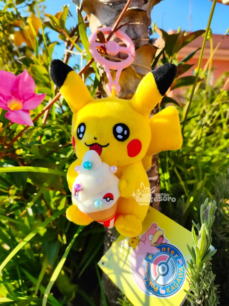 Pikachu Oiri Pokémon Center Kagawa Peluche Kaychain