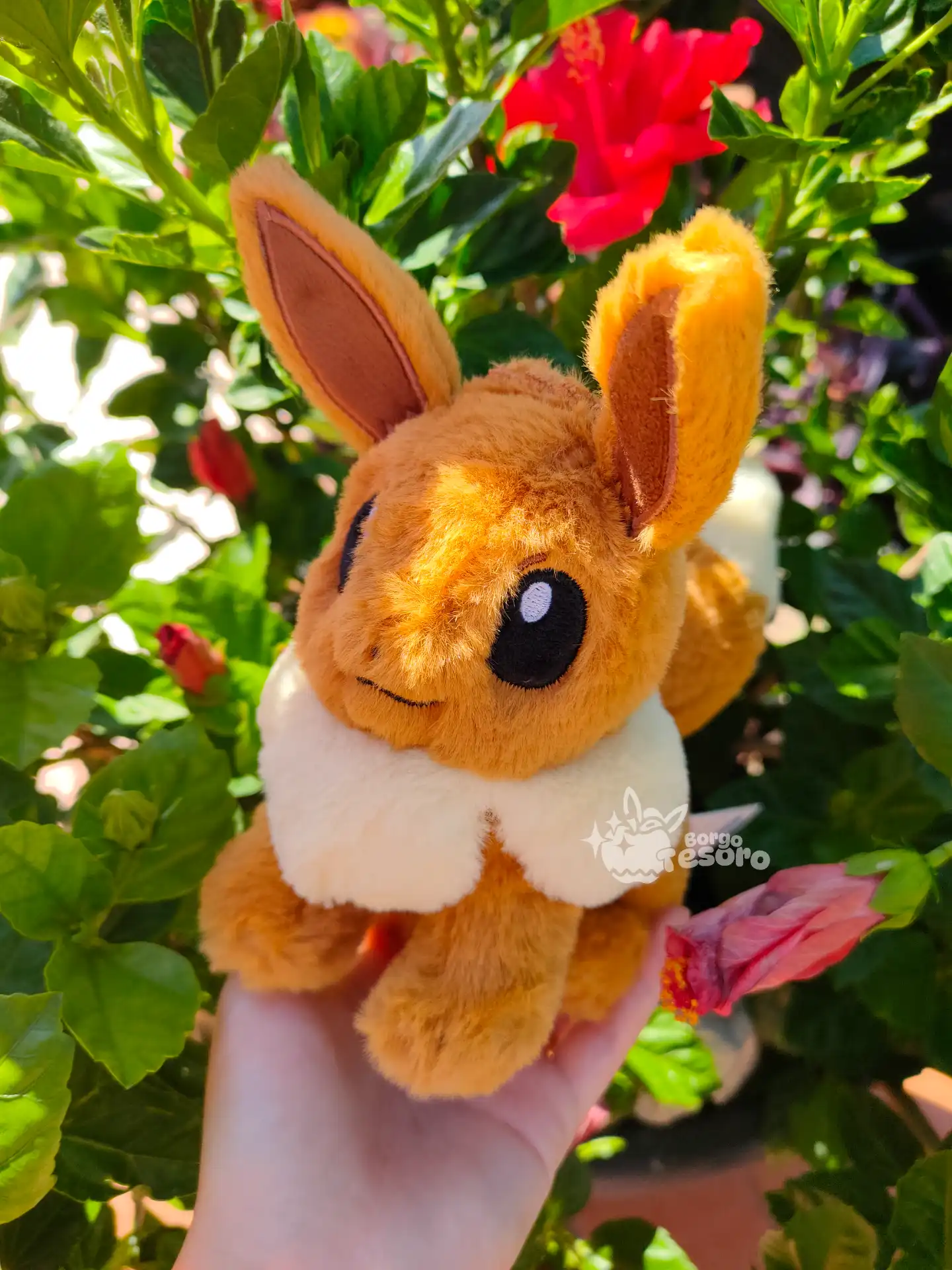 Eevee Fluffy Peluche Posizionabile