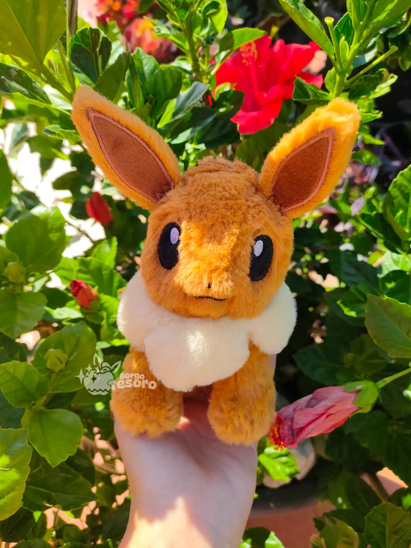 Eevee Fluffy Peluche Posizionabile - immagine 4
