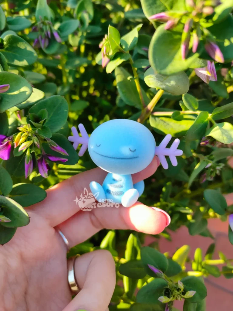 Wooper Pokémon Sleep Flocked Figure