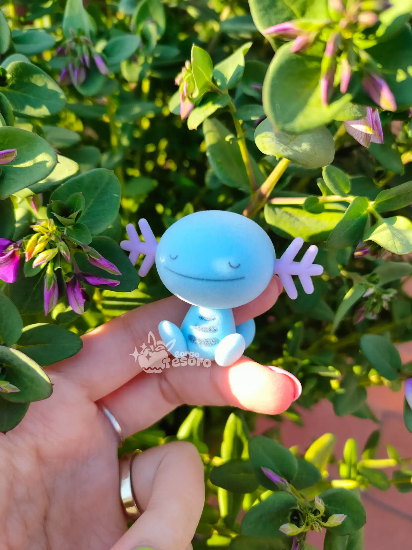 Wooper Pokémon Sleep Flocked Figure