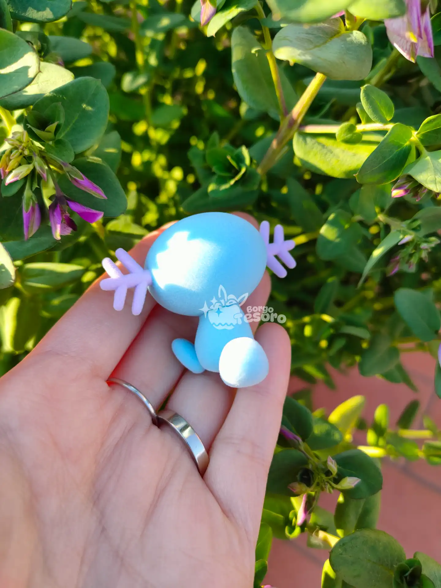 Wooper Pokémon Sleep Flocked Figure - immagine 3