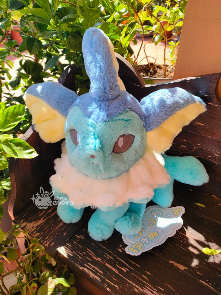 Vaporeon Pokémon Fluffy Peluche