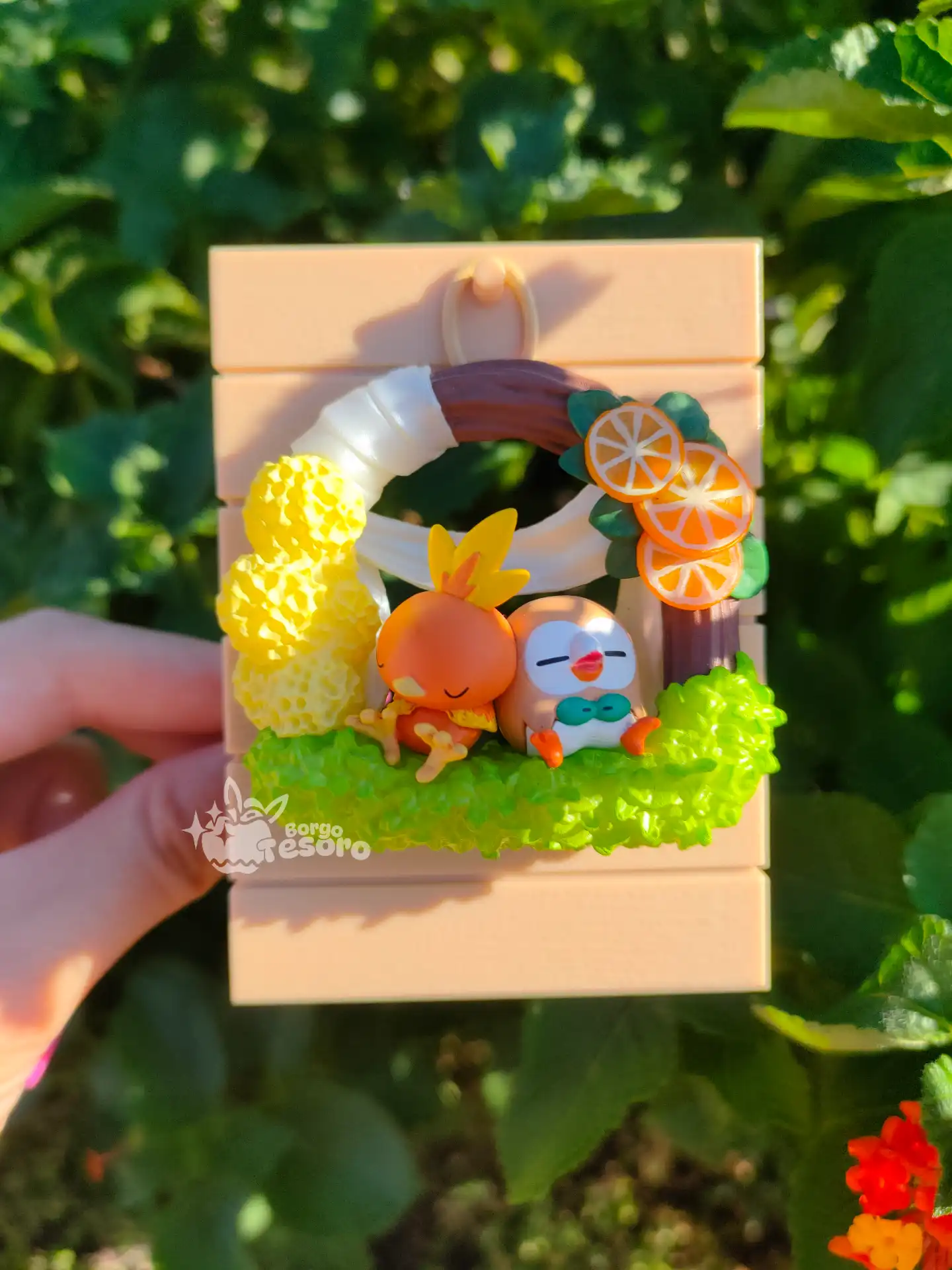 Torchic & Rowlet Pokémon Happiness Wreath Rement